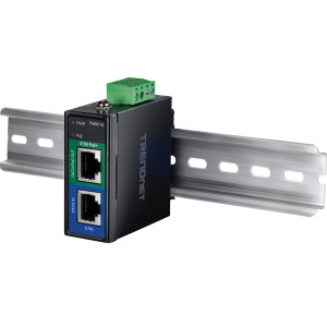 TRENDnet TI-IG215 30-watt Industrial Gigabit PoE+ Injector, IP50 rating